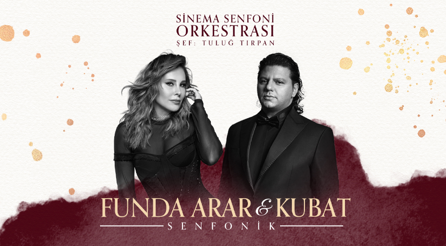  Funda Arar & Kubat Senfonik Konseri Kayseri - 24 Mart 2026 EKM | Bayhan Müzik 1300₺–3500₺ Etkinlik Görseli