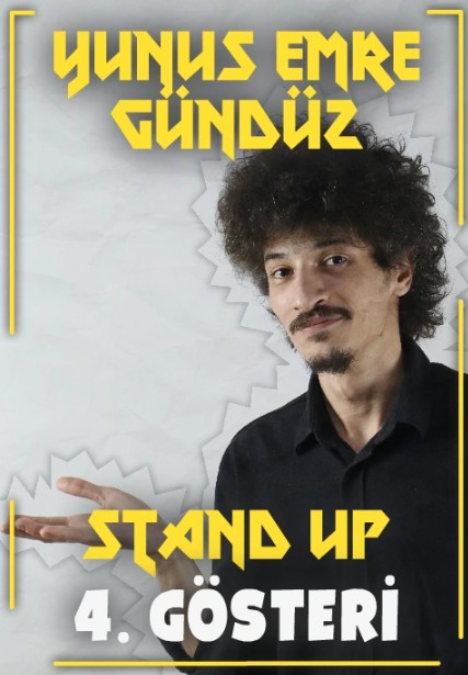 Yunus Emre Gündüz 4. Gösteri Stand-Up Kayseri - 3 Nisan 2026 Tekne Sahne | 400₺ Etkinlik Görseli